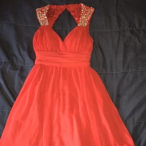 Red formal/skater dress